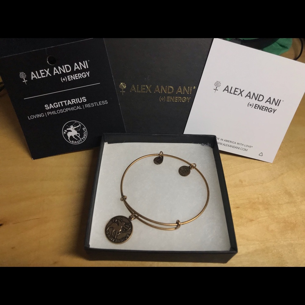 Alex and Ani Sagittarius Adjustable Bracelet